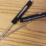 Reversible Blade Pocket Screwdriver with Button Top