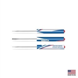 Color Burst Standard Blade Pocket Screwdriver with Pocket Clip