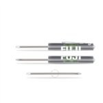 Level Rite Reversible Blade Pocket Screwdriver with Button Top