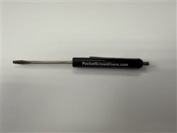 Standard Blade Magnetic Top Pocket Screwdriver with Button